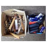 Box Lot - Hangers, Stapler, Cases, Office Supplies & More