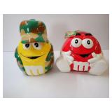 M&M Candy Lidded Jars- 1 Factory Sealed