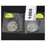 1930-S & 1929 STANDING LIBERTY QUARTERS