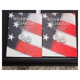 WASHINGTON QUARTERS COLLECTORS ALBUMS, VOL. 1 & 2 - MISSING COINS