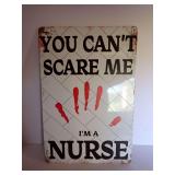 NEW DECORATIVE METAL SIGN - See photos for size.