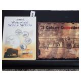 WESTWARD JOURNEY NICKELS & 13 COLONY COLLECTION ALBUMS - ALL COINS PRESENT