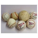 Collection of Autographed Macon Braves Baseballs & More
