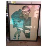 Bart Starr Signed Framed Artwork