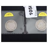 1892 & 1914 BARBER QUARTERS