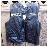 Navarre Leather Company Sons of Anarchy Style Leather Vest 3X