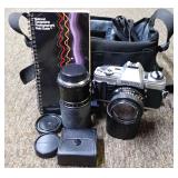 Minolta X-370 35mm Camera Outfit with Lenses, Bag & Accessories