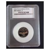 2004-S PEACE MEDAL NICKEL PCC PR70 DCAM