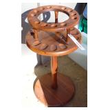 Wooden Standing Pipe Rack Holder