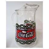 Vintage Glass Coca-Cola Pitcher