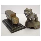 Mack Bulldog Hood Ornament and Badcock Commemorative Truck