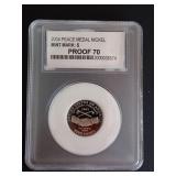2004-S PEACE MEDAL NICKEL PCC - PROOF 70