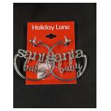 Designer Holiday Santa Baby Earrings