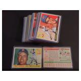 1955 TOPPS BASEBALL CARDS WITH CONTENT LIST