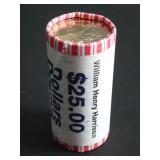 ROLL OF WILLIAM HENRY HARDISON $1 PRESIDENTIAL COINS