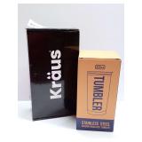 Kraus KSD-53SFS Boden Kitchen Soap Dispenser with 20oz Stainless Steel Tumbler