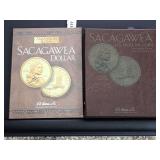 SACAGAWEA DOLLSR COLLECTOR ALBUMS - SOME ARE MISSING COINS