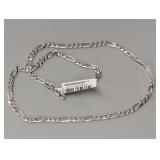 Sterling Silver .925 Figaro Chain - 18 Inch