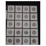 (20) 1928-1937 BUFFALO NICKELS