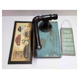 Hom Decor including Industrial Style Toilet Paper Holder