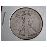 1921-S WALKER HALF DOLLAR COIN