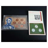1943 WARTIME STEEL & 1982 LINCOLN CENTS COLLECTOR SETS