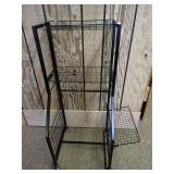 Rolling Wire Storage Rack with Shelves