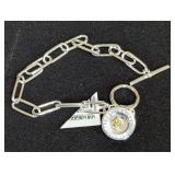 Ralph Lauren 925 Sterling Silver Charm Bracelet