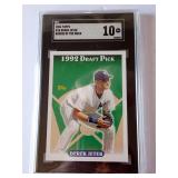 2006 Topps Derek Jeter Rookie of the Week #18 SGC 10