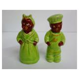 Black Americana Salt and Pepper Shaker Set