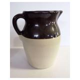 Glazed Stoneware Pitcher