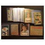 1951 BOWMAN & 1952 TOPPS BASEBALL CARDS WITH CONTENT LIST