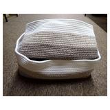 Woven Cotton Rope Storage Baskets
