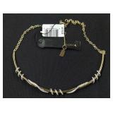 Designer Gold Tone Necklace