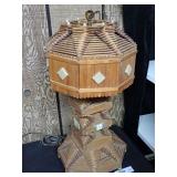 Handmade Popsicle Stick Table Lamp