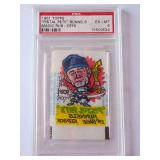 1961 Topps "Pistol Pete" Runnels Magic Rub-Offs PSA 6