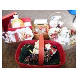 Collection of Holiday Ornaments and Decorations