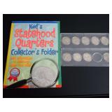 2004 & 2005 STATE QUARTERS & EMPTY KIDS STATEHOOD QUARTERS COLLECTION FOLDER