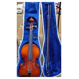 1997 Copy of 1713 Antonius Stradivarius Violin with Bow and Hard Case