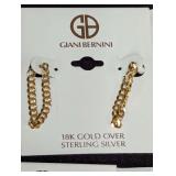 Giani Bernini 18k Gold Over Sterling Silver Curb Chain Earrings