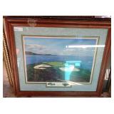 Elizabeth Peper "The Dream Course" Pebble Beach Golf Course Print Signed & Numbered