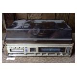 Montclair S100 AM/FM Stereo Receiver 8-Track Player with Turntable