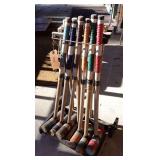 Vintage Croquet Set with Stand