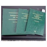 LINCOLN CENTS COLLECTORS ALBUMS - SOME ARE MISSING COINS
