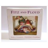 Fitz and Floyd Rocking Horse Ornament in Box