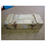 Wooden Storage Box with Metal Latches