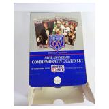 1990 NFL Pro Set Super Bowl XXV Commemorative Card Set (Box of 4) Box Open - Packs Sealed
