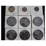 (14) VINTAGE COLLECTIBLE PENNIES