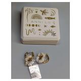 Anni Lu Genuine Pearl Power Hoop Earrings