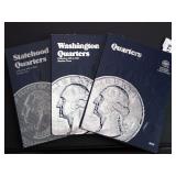 (3) WHITMAN QUARTERS COLLECTORS ALBUMS - SOME ARE MISSING COINS